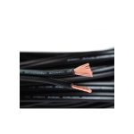 Cable economico paralelo 2x1mm negro  [UM 1u ]