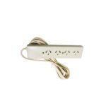 Zapatilla 4 tomas c/cable 5mts Genesis  [UM 1u | 25u]