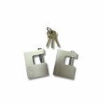 Candado doble 70mm perno pasante misma llave  [UM 1u | 12u | 24u]