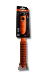 Cepillo de acero con raspador 10.5" Zelta  [UM 1u | 36u | 72u]