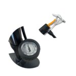 Inflador de pie multivalvula con manometro Zelta  [UM 1u | 15u] - Image 2