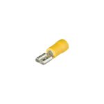 Terminal pala hembra 6.3mm amarillo [UM 100u | 100u]
