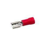 Terminal pala hembra 6.3mm rojo [UM 100u | 100u]