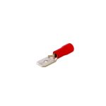 Terminal pala macho 6.3mm rojo [UM 100u | 100u]