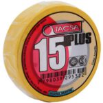 Cinta aisladora Tacsa plus amarilla 10mts  [UM 10u | 150u]