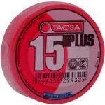 Cinta aisladora Tacsa plus rojo 10mts  [UM 10u | 150u]