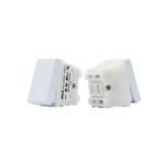 Modulo interruptor premium doble inv. 3 posiciones Sica Life [UM 6u]