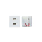 Modulo cargador USB standard Sica Life [UM 1u | 4u ]