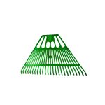 Rastrillo barre hojas plastico 25d grande verde  [UM 1u | 12u]