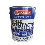 Adhesivo contacto sin tolueno 4lts [UM 2u | 2u]