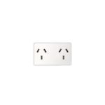 Modulo doble toma binorma horizontal standard Sica Life [UM 10u | 20u]