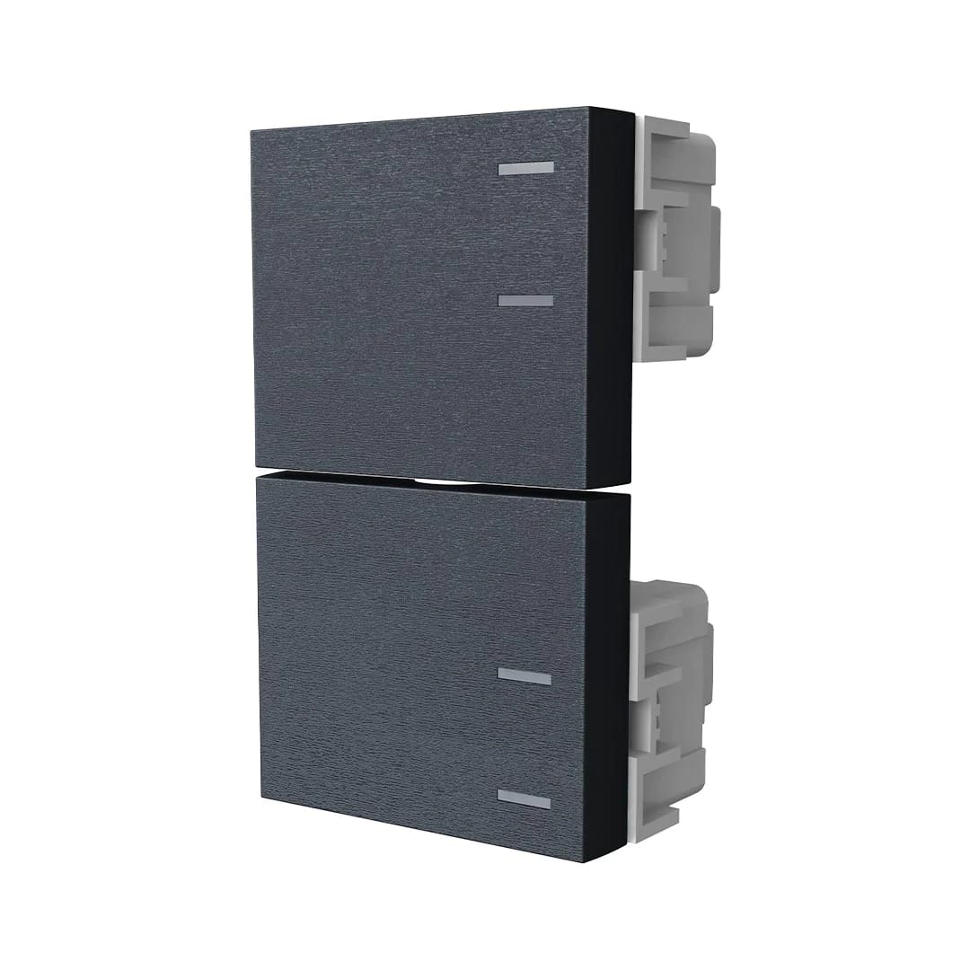 centum-21-main Modulo interruptor Platinum 1 1/2 negro - Image 1
