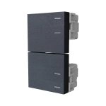 Modulo interruptor Platinum 1 1/2 negro