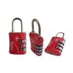 Candado TSA c/combinacion triple Zelta [UM 4u | 12u | 180u]