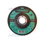 Disco flap p/acero y madera 115x22.2mm G100 Energy [UM 10u | 20u | 200u]
