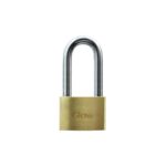 Candado 38mm satinado tambor bronce aro largo Gloss  [UM 1u | 6u | 120u]