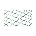 Malla plastica romboidal 15x15mm 1.20x50mts verde  [UM 1u ]
