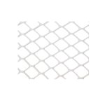 Malla plastica romboidal 15x15mm 1x50mts blanco  [UM 1u ]