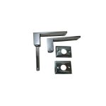 Picaporte doble/b biselada platino 37mm [UM 12u | 12]