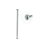 Barral Ext Aluminio Lujo Blanco 1,25M  [UM 1u | 12]