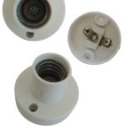 Portalamparas receptaculo mignon 3 piezas blanco [UM 10u | 200u]
