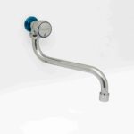 Canilla 1 agua pared pico S metal cabezal bronce  [UM 1u | 48u]