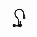 Mezcladora monocomando Seul pared cuerpo crom flex negro  [UM 1u | 12u]