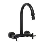 Mezcladora Texas pared volante cruz c/difusor movil negra  [UM 1u | 12u]