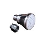 Repuesto de ducha flor + adaptador cromada de abs [UM 10u | 50u]