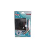 Ducha c/brazo y roseta cuadrada baja  [UM 1u | 50u]