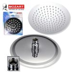 Flor ducha /lluvia 4" 120grs redonda acero inoxidable  [UM 1u | 100u]