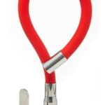 Monocomando Miami pico flexible mesada cromada roja  [UM 1u | 20u]