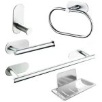 Set baño 5 piezas London cromado  [UM 1u | 10u]