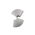 Curva plana para cable canal 14x7mm  [UM 100u]