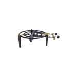 Quemador paellero 38cm c/dos robinetes bi-gas  [UM 1u | 5u]