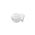 Tortuga redonda c/lampara 13w Sica blanca  [UM 1u | 5u | 40u]