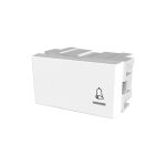 Modulo pulsador blanco Platinum [UM 10u | 300u]