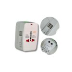 Adaptador viajero c/usb  [UM 1u | 20u | 200u]