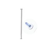 Barral Ext Aluminio Standard Blanco 2M  [UM 1u | 12]