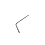 Barral Curvo L Aluminio Natural 100  [UM 1u | 6]