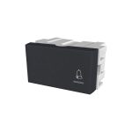 Modulo pulsador negro Platinum [UM 10u | 300u]