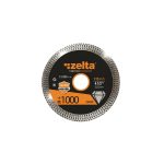 Disco diamantado turbo max ultra fino 9"/230mm zel  [UM 1u | 20u]