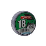 Cinta aisladora Tacsa profesional 10mts 18 plus Gris [UM 10u]
