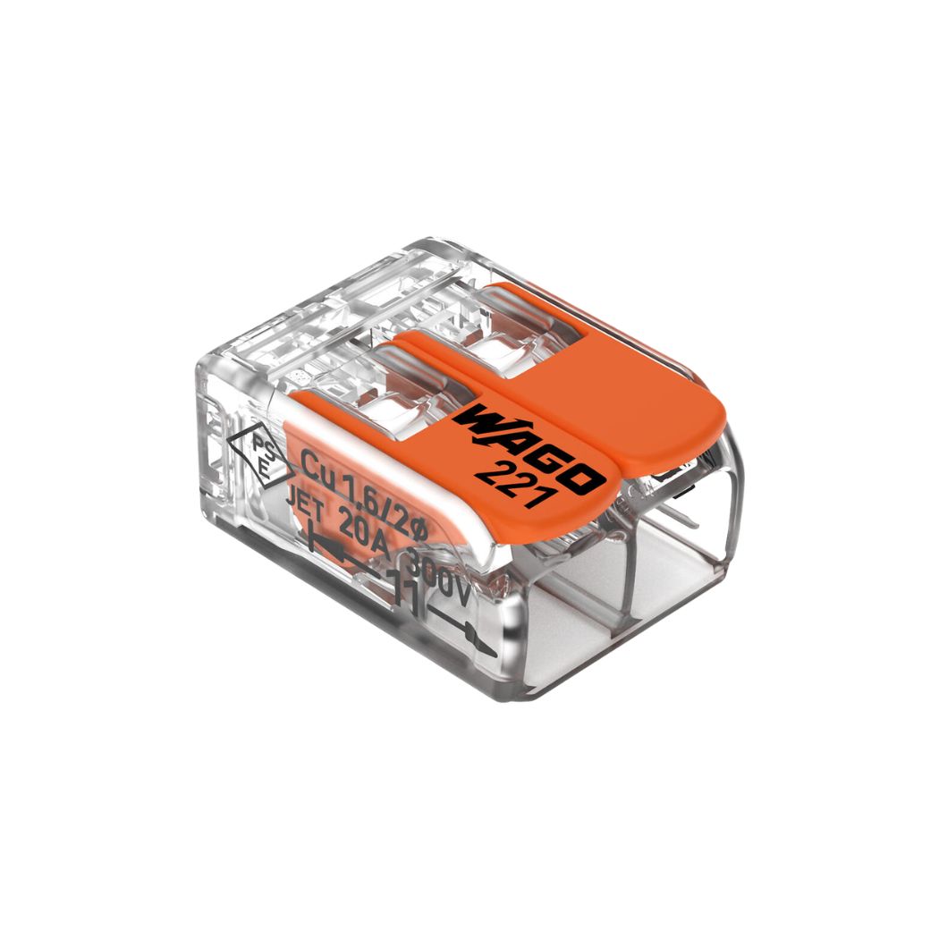 Conector de empalme p/2 conductores hasta 4mm [UM 20u]