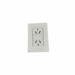 Linea armada doble toma binorma vertical 10 A Exultt [UM 1u | 15u]