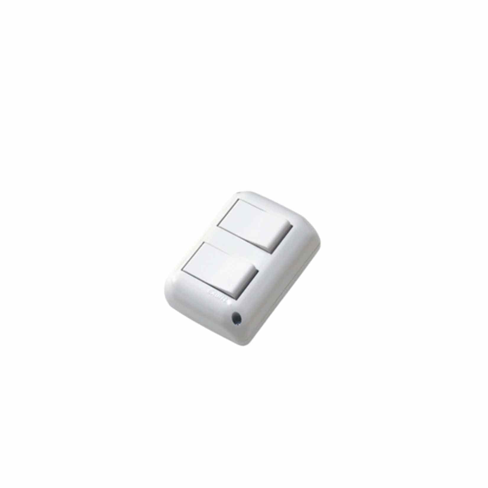 Caja armada Stik 2 interruptores 10 Ax  blanco [UM 1 | 25u]