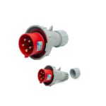 Ficha industrial 3p + t + n 32a ip67