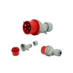 Ficha industrial 3p + t + n 32a  [UM 1u | 5u | 40u]