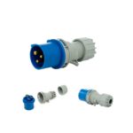 Ficha industrial 2p + t 32a  [UM 1u | 5u | 40u]