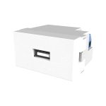 Modulo toma usb Platinum blanco [UM 1u | 60u]